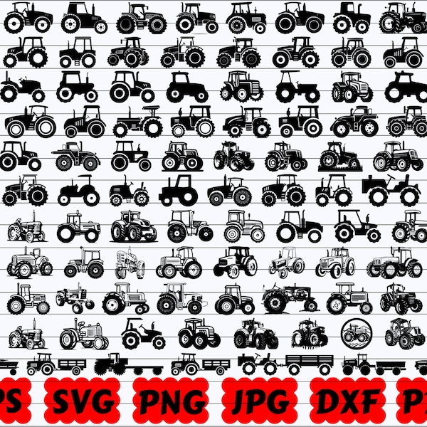 Tractor SVG | Farm Tractor SVG | Truck SVG | Farm Svg | Farm Life Svg | Tractor Cut Files | Tractor Silhouette | Tractor Clipart | Farming