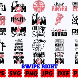 Sport Mama SVG | Sport SVG | Mama SVG | Schnittdateien für Cricut & Silhouette | Zitat | Spruch | Hemd | Svg Eps Dxf Png Jpg Pdf | Kommerzielle Nutzung Bild 5