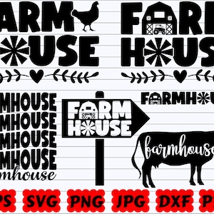 Farmhouse SVG | Farm Life SVG | Farming SVG | Farm Svg | Farm Sign Svg | Farmer Svg | Farm Animal Svg | Animal Svg | Porch Svg | Farm House