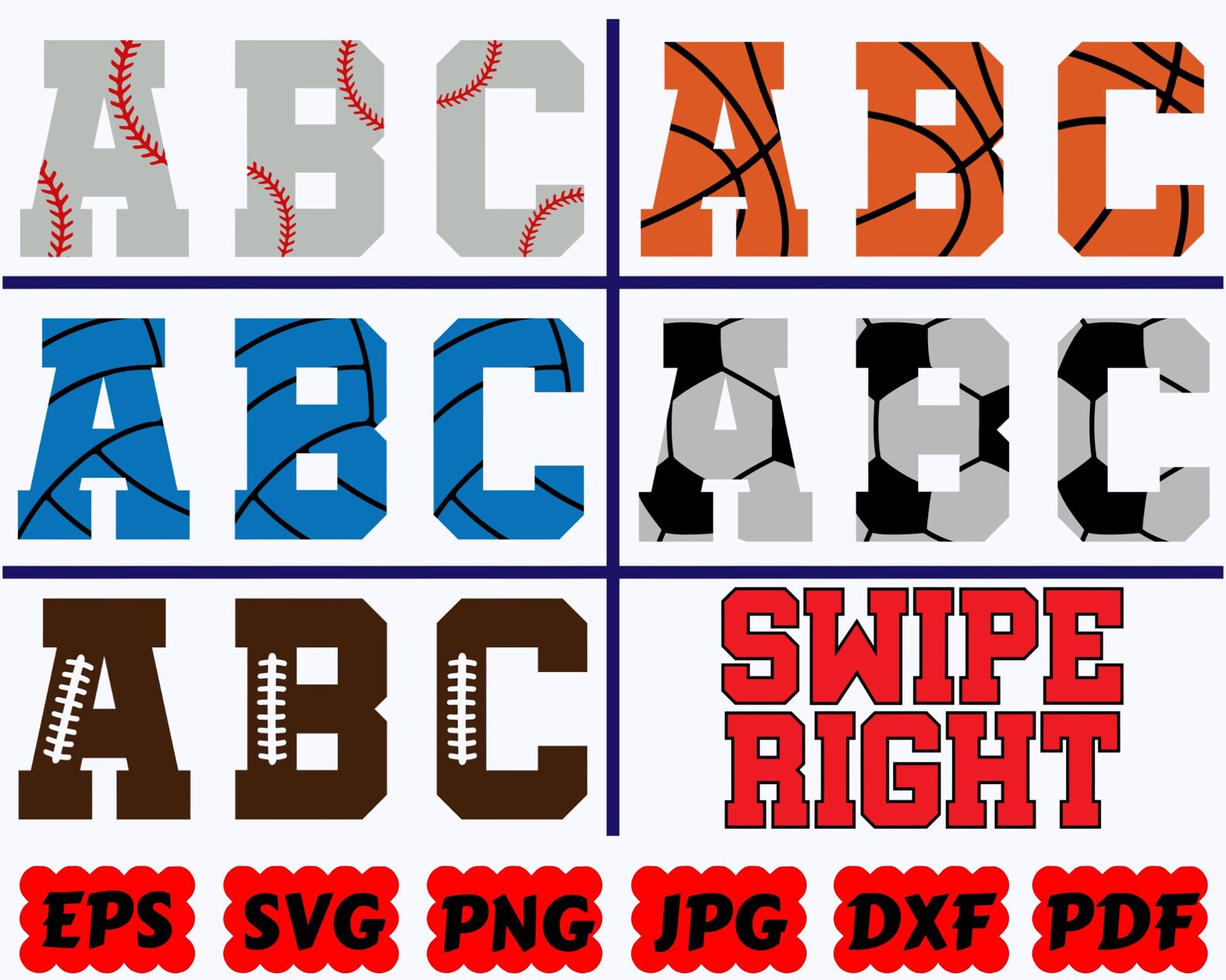 Sport Alphabet SVG | Sport Font SVG | Sport Letters SVG | Sport Numbers ...