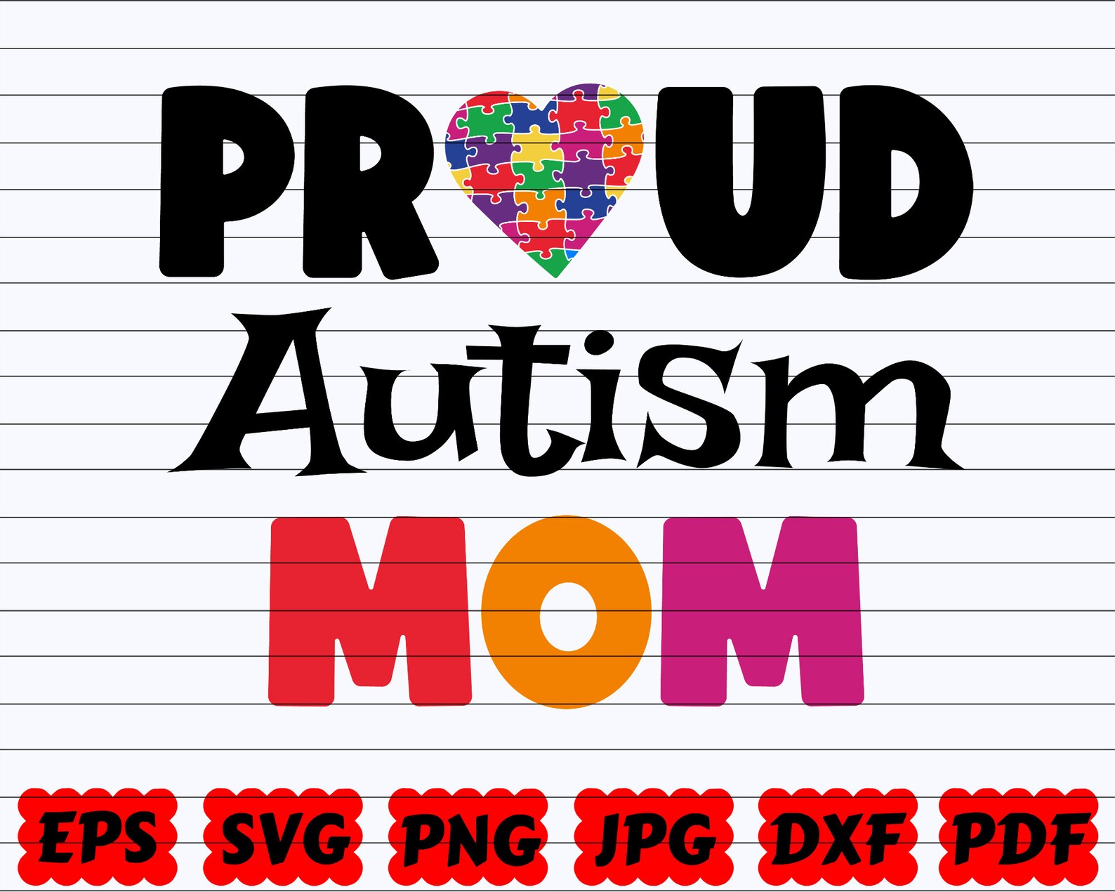 Free Free Proud Autism Mom Svg 404 SVG PNG EPS DXF File