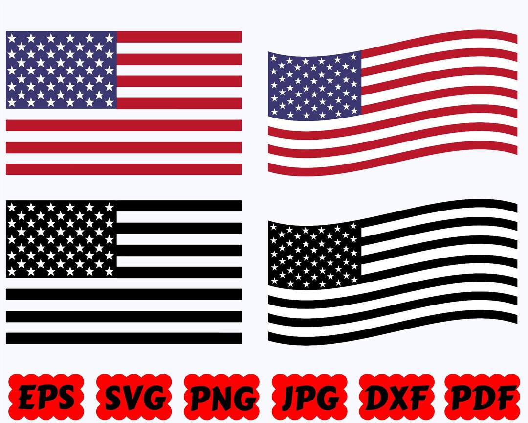 American Flag SVG | 4th of July SVG | America SVG | Usa Svg | Cut Files ...