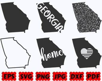 Georgia State SVG | Georgia SVG | 4th Of July SVG | America Svg | Usa Svg | Cut Files for Cricut & Silhouette | Svg Eps Dxf Png Jpg Pdf