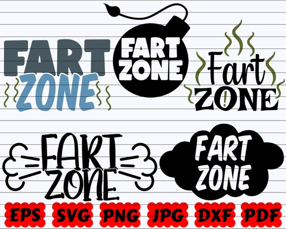 Fart Zone SVG Fart Zone Cut File Fart SVG Zone SVG - Etsy Canada