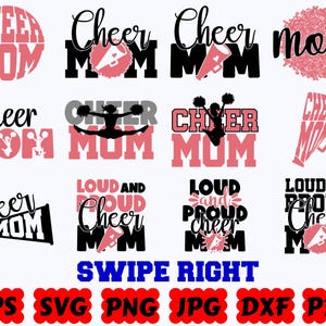 Cheer SVG | Cheerleader SVG | Cheer Mom SVG | Cheerleading Svg | Cheer Life Svg | Sport Svg | Cut Files for Cricut | Svg Eps Dxf Png Jpg image 2