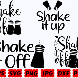 Shake It Off SVG | Kitchen SVG | Baking SVG | Cooking Svg | Cut Files for Cricut & Silhouette | Svg Eps Dxf Png Jpg Pdf | Commercial Use