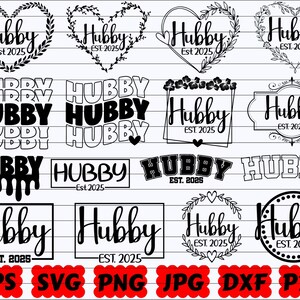 Hubby SVG | Groom SVG | Husband SVG | Mr And Mrs Svg | Groom Squad Svg | Groom Tribe Svg | Groom Team Svg | Wedding Svg | Marriage Svg | Png