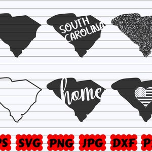 South Carolina State SVG | South Carolina SVG | South Carolina Svg File | South Carolina Cut File | South Carolina Silhouette | US State Svg