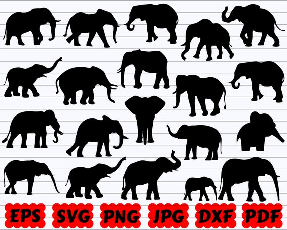 Download Elephant Svg Elephant Svg Bundle Elephant Cut File Etsy
