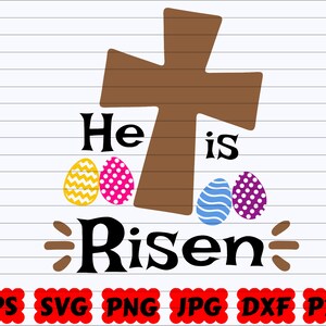 He is Risen SVG | Jesus SVG | Jesus Quote Svg | Jesus Saying | Christian SVG | Christian Quote Svg | Cbristian Saying Svg | Religious Svg