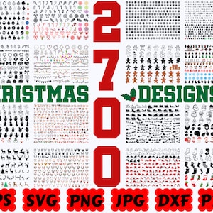 Christmas SVG | Merry Christmas SVG | Christmas SVG Bundle | Christmas Tree Svg | Santa Claus Svg | Winter Svg | Christmas Cut Files | Png