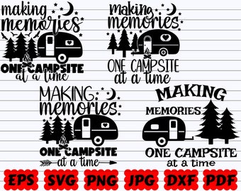 Faire des souvenirs Un camping à la fois SVG | Création de mémoires SVG | Un camping à la fois SVG | Souvenirs Svg | Camping Svg | Devis camping