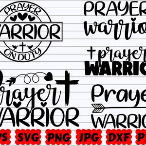 Prayer Warrior SVG | Prayer SVG | Warrior SVG | Religious Svg | Christian Svg | Jesus Svg | Faith Svg | God Svg | Bible Svg | Scripture Svg