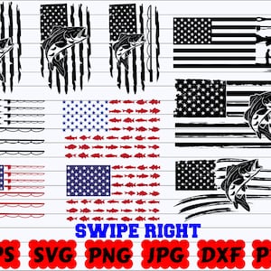 Fishing Flag SVG | USA Fishing Flag SVG | American Flag Svg | Fishing Usa Flag Svg | Fishing Cut Files | Usa Flag Svg | Flag Svg | Fishing
