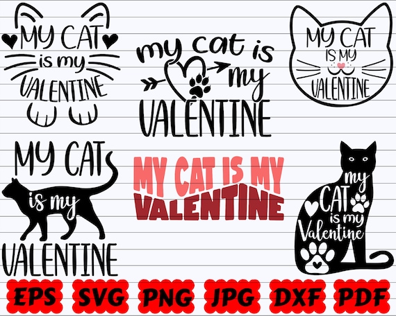 Will You Be My Valentine Cat