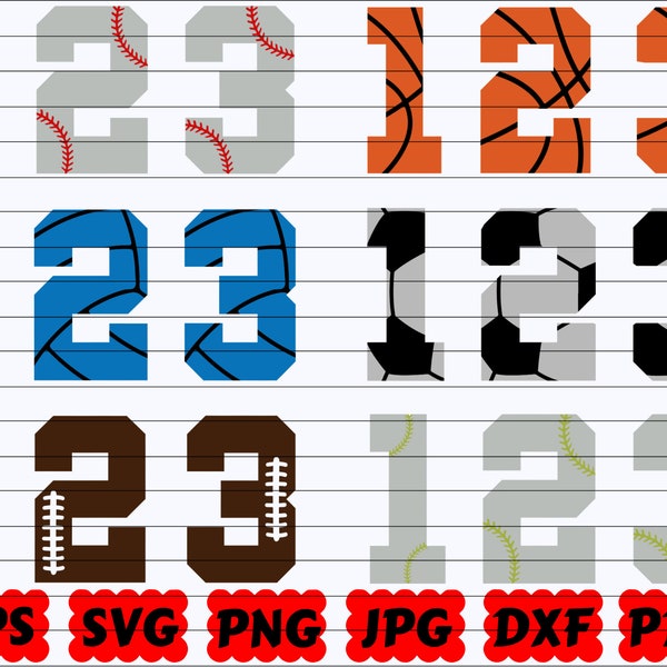 Volleyball Jersey Numbers Etsy