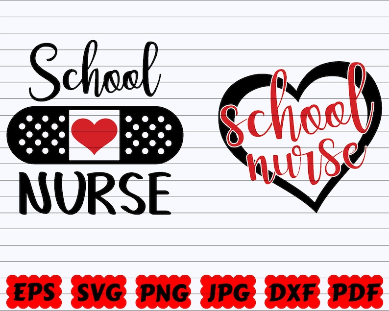 Download School Nurse SVG Nurse Cut File Nurse School SVG Nursing | Etsy