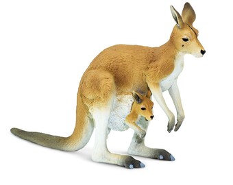 Stuffed Kangaroo With Joey - Etsy