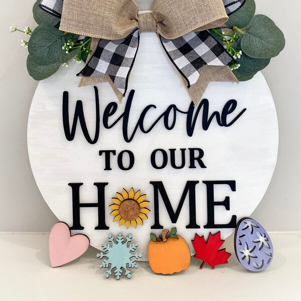 Seasonal Door Hanger Etsy