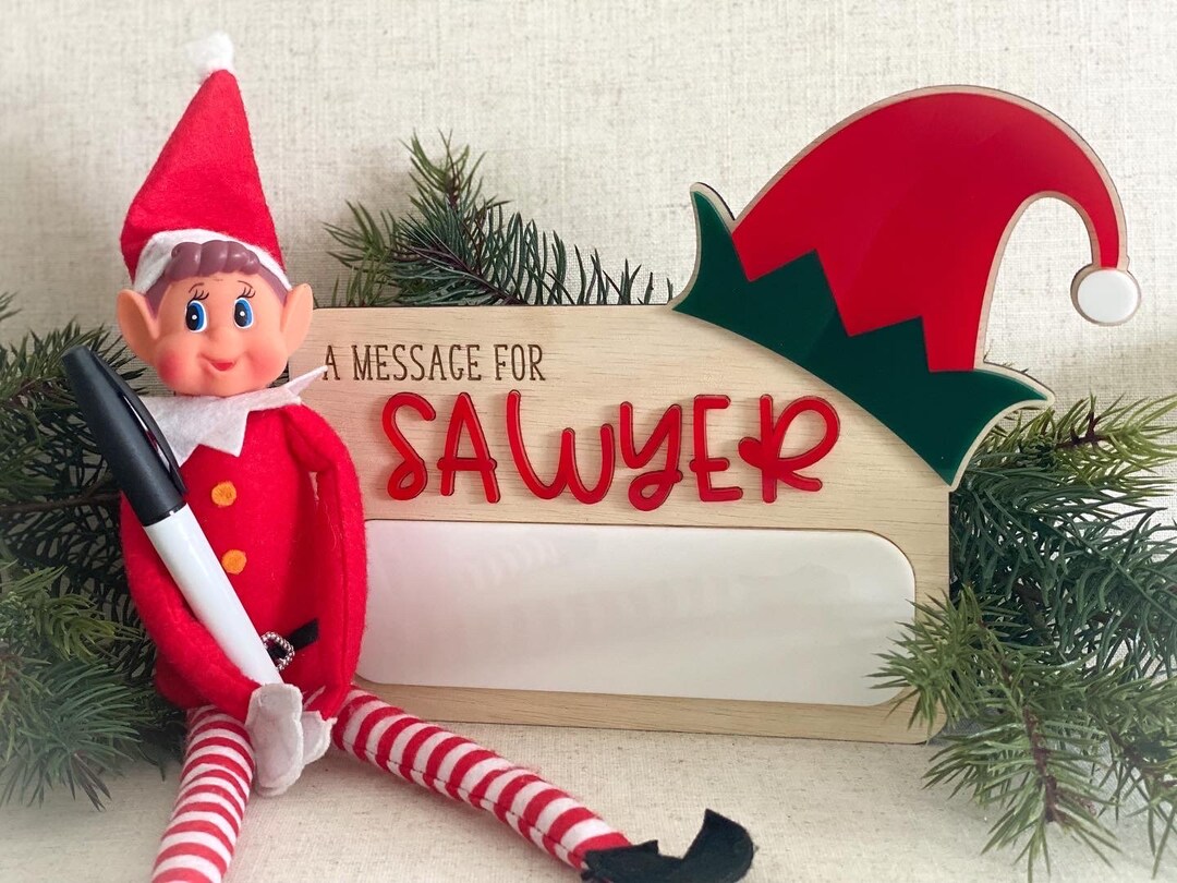 Christmas Elf Message Board Christmas Elf Accessories Christmas Elf