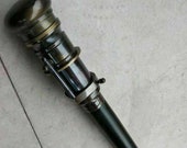 Black Spyglass Steampunk Victorian Roman Spy Brass Telescope Walking Cane - Walking Stick Cane - Best Gift