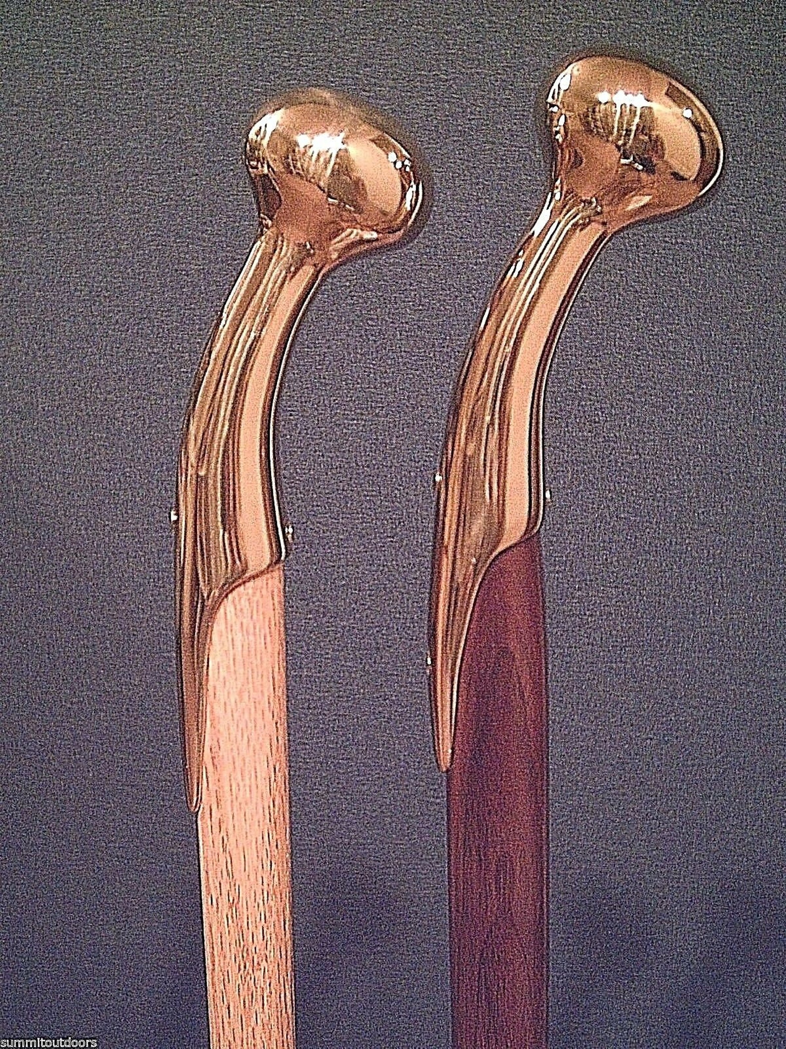 2 Pcs Set Light/dark Brown Horsehameknob Wooden Men Women Etsy