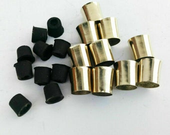 19mm Steel Tipped Brass Ferrules for walking sticks crafts 5 19mm Steel Tipped Brass Ferrules for walking sticks crafts 5