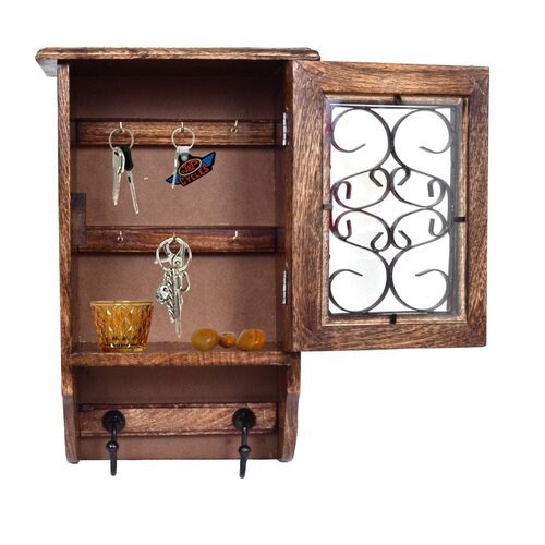 Antique Wooden Key Box/Key keeper/key hanger/Wall hanging Key Etsy