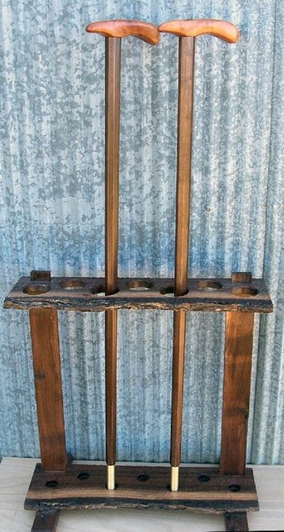 Natural Handmade Rack for Walking Canes Sticks Home Decor Etsy