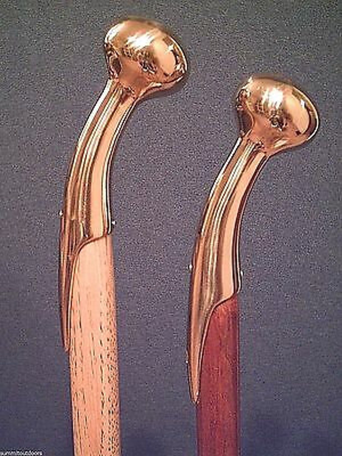 2 Pcs Set Light/dark Brown Horsehameknob Wooden Men Women Etsy