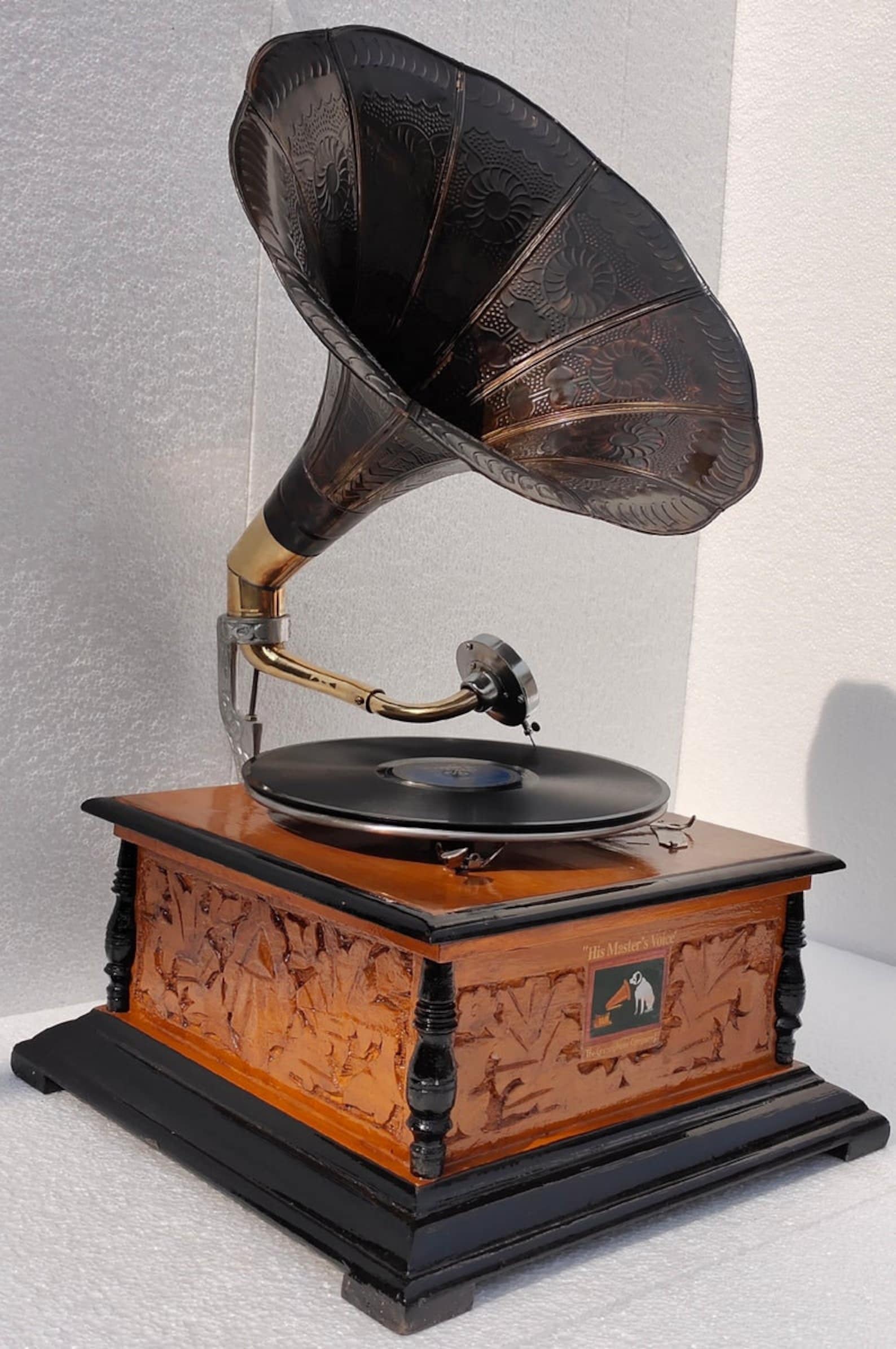 HMV Gramophone Phonograph Working Antique Audio winup record Etsy