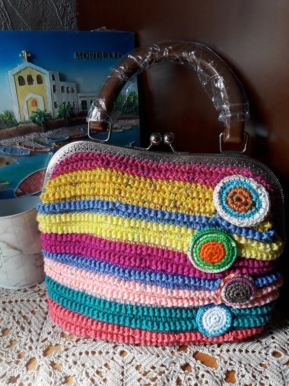 Buy Crocheted Handbag Online in India Etsy