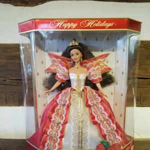 Vintage 1997 Happy Holidays Special Edition Barbie Pop; NIB NRFB; Verzamelbare Mode Pop; Kerstmis; Mattel; Speelgoed en spelletjes; Doen alsof spelen