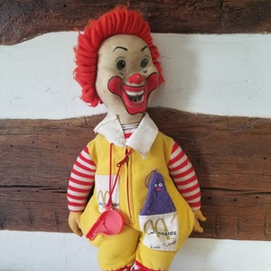Ronald mcdonald doll with whistle discount