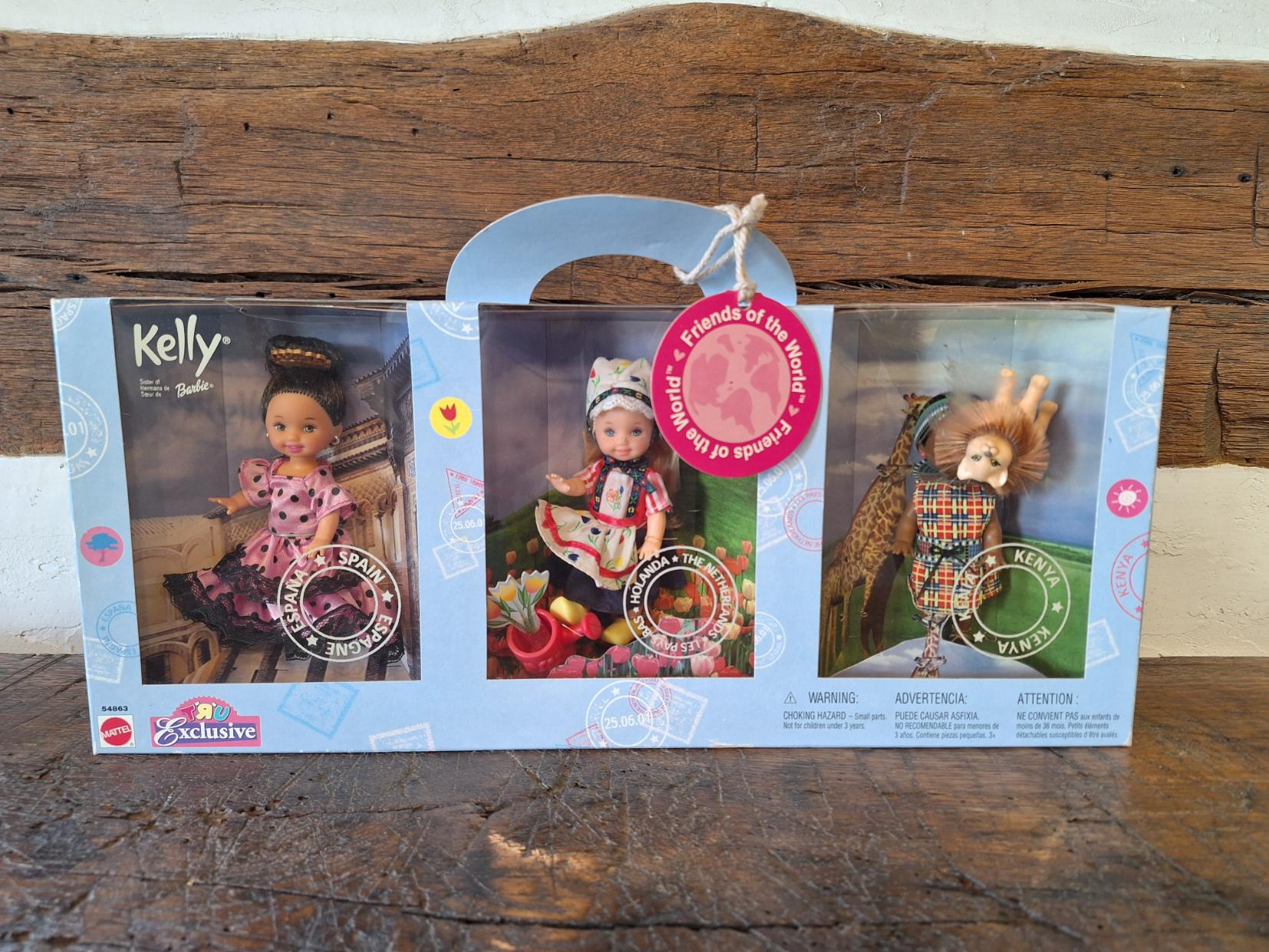 Vintage 2002 Mattel Kelly Friends of the World Boxed Set - Spain