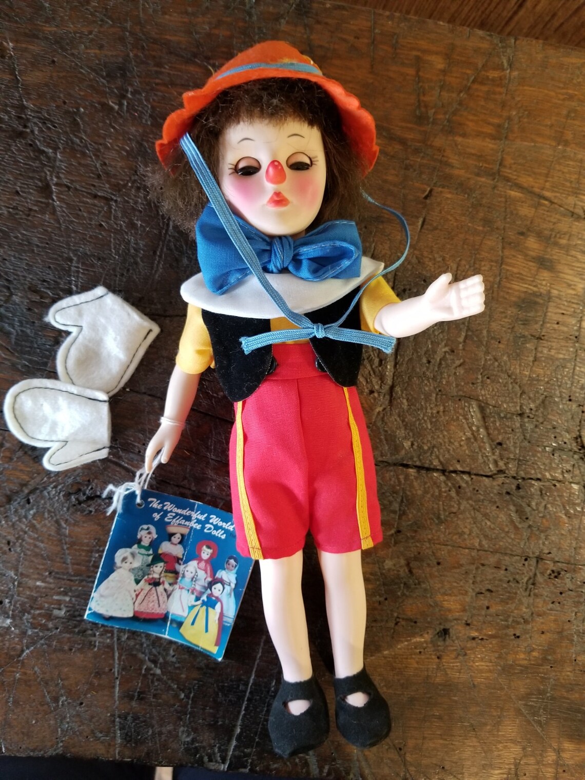 Vintage 1980s Effanbee 11inch pinocchio Doll Etsy