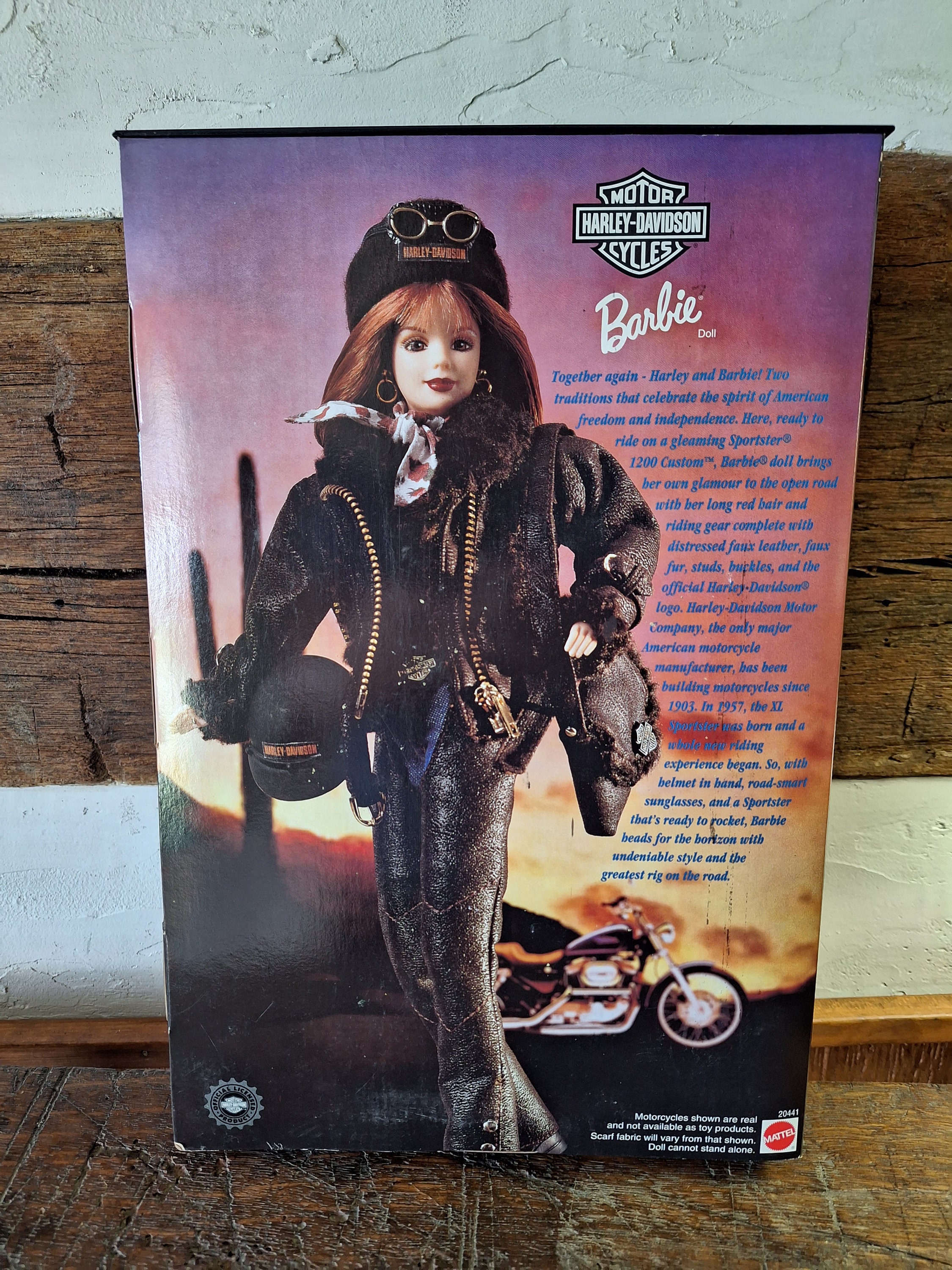 未開封✴︎バービー人形✴︎ハーレーダビッドソン✴︎コレクターエディション✴︎1998年製 Vintage 1998 Harley-davidson Barbie Doll, #2 of Series