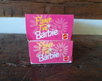Vintage 1996 © Mattel Flower Fun Barbie # 16063 in Original Box