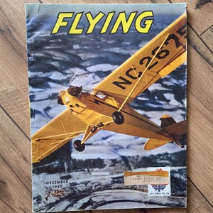 Vintage 1945 Flying Magazine - December Issue. Aviation | Militaria | Aerology