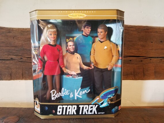 Vintage 1996 Barbie & Ken Star Trek 30th Anniversary Gift Set New