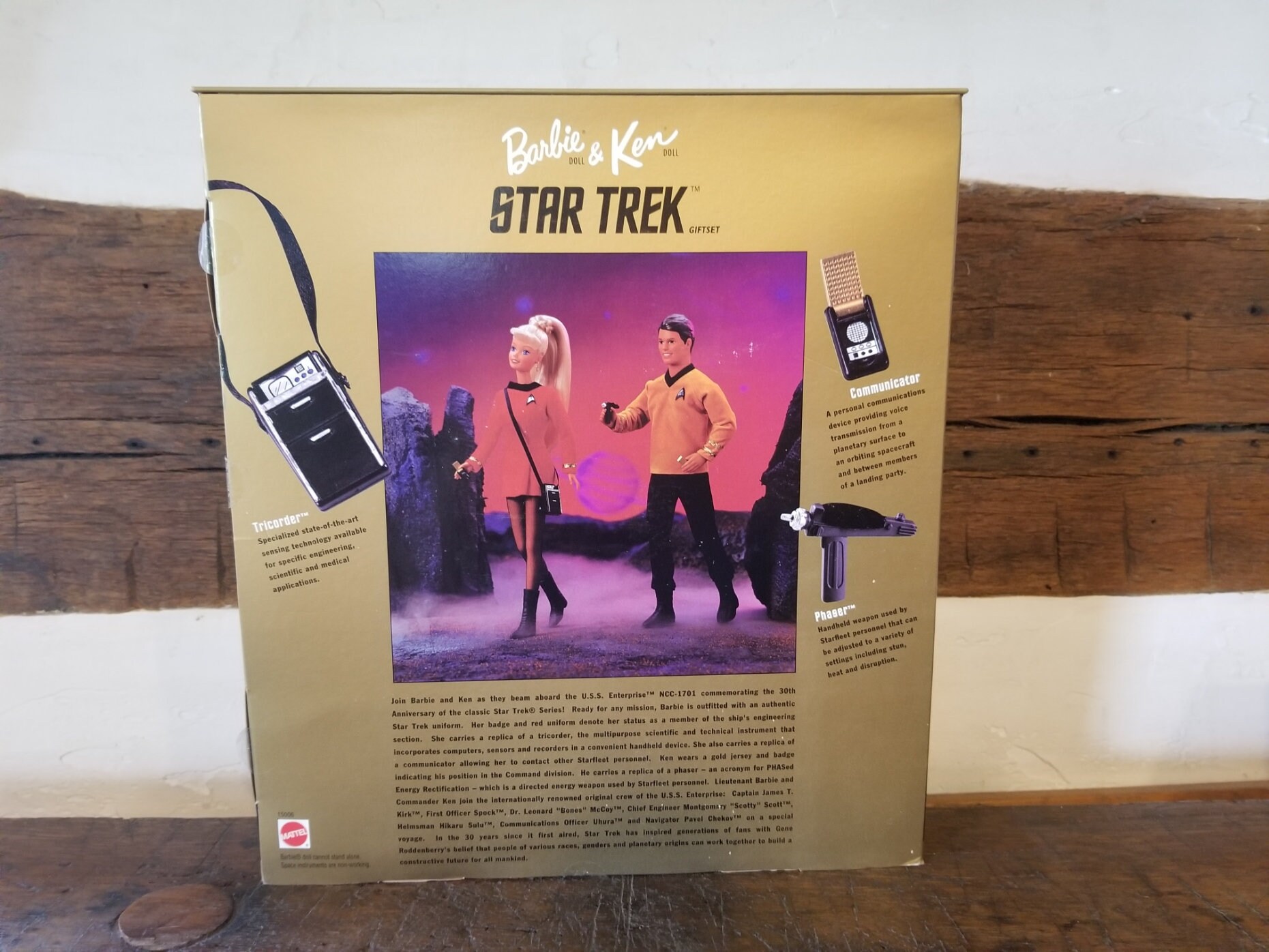 Vintage 1996 Barbie & Ken Star Trek 30th Anniversary Gift Set; New