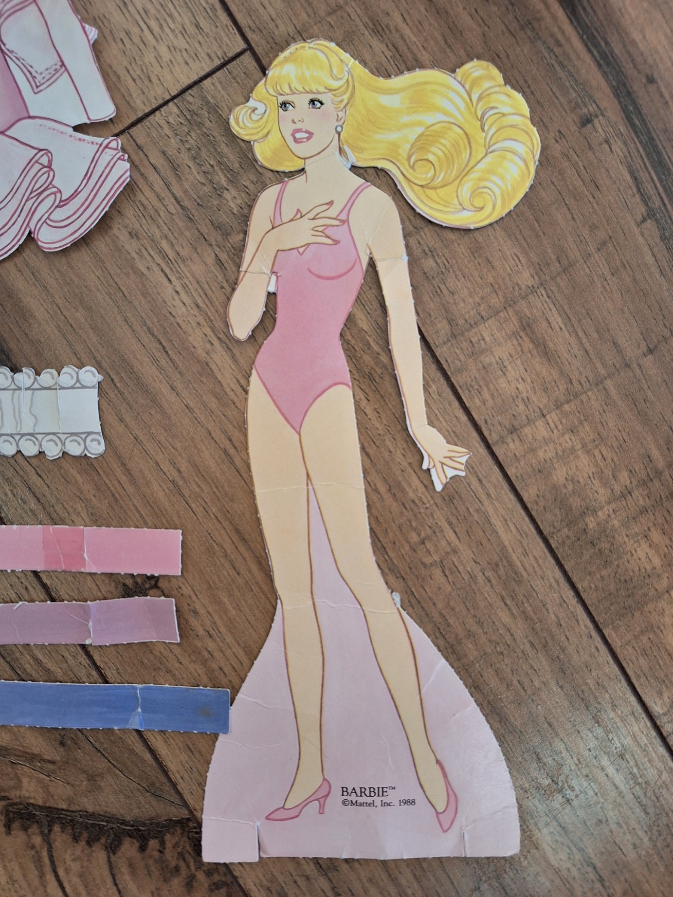 Vintage 1988 Barbie and Ken Paper Dolls and Outfits From Mattel - Etsy
