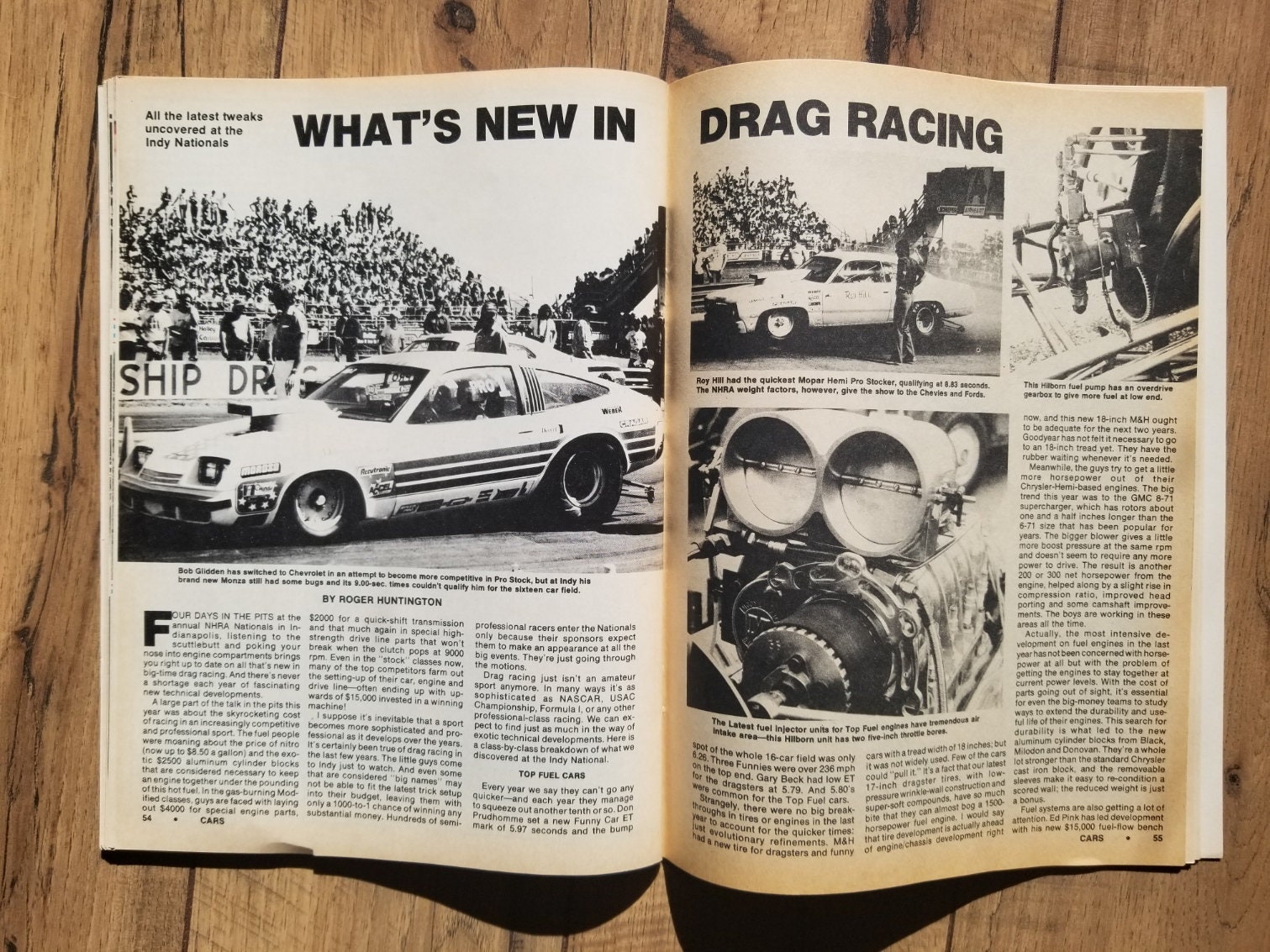 Vintage 1977 Cars Magazine January Issue Racing Street