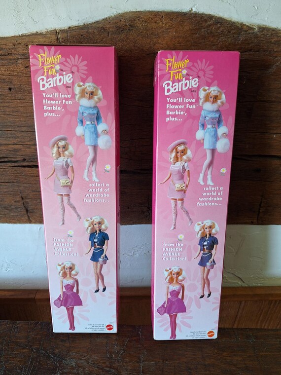 Vintage 1996 © Mattel Flower Fun Barbie # 16063 in Original Box
