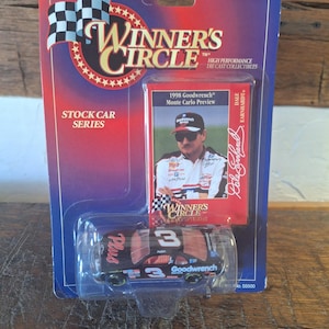 Vintage 1990s Winner's Circle Stock Car Series Dale Earnhardt NASCAR Goodwrench Monte Carlo Preview Die Cast Toy Car