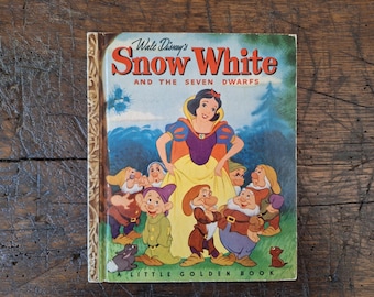 白雪姫と七人の小人、ディズニー、リトル・ゴールデン・ブック - Etsy 日本