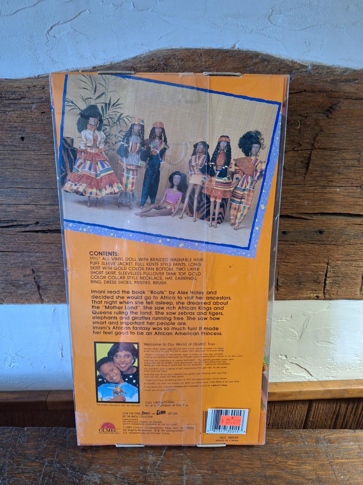 Vintage 1991 Imani - an African American Princess Fashion Doll by