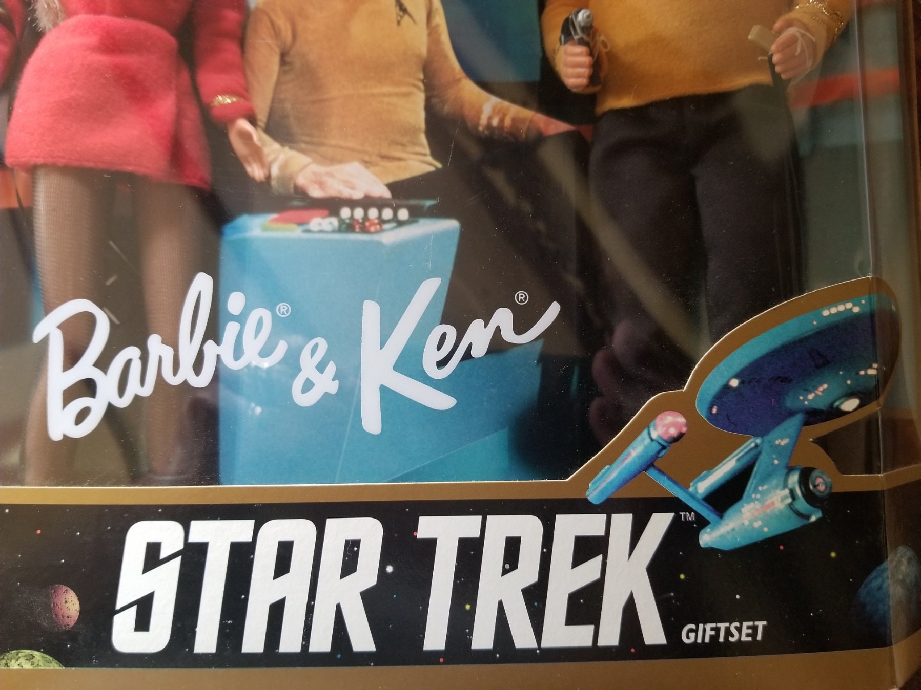 Vintage 1996 Barbie & Ken Star Trek 30th Anniversary Gift Set; New