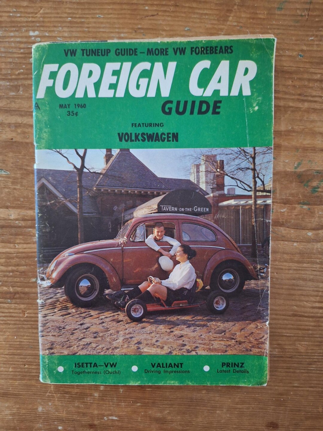Vintage 1960 Foreign Car Guide Featuring Volkswagen, May Issue; VW
