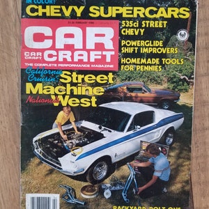 ヴィンテージ 1980 カークラフト パフォーマンス マガジン、シボレー スーパーカー、ストリート マシン、ナショナルズ、マスタング、モンテカルロ、自動車部品、エフェメラ